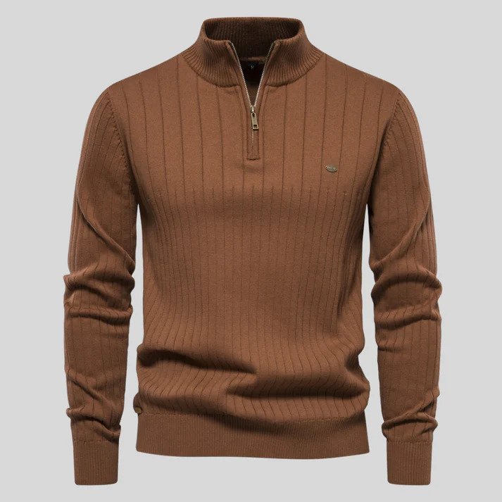 Nurozis | Half-Zip Knit Jumper for Men