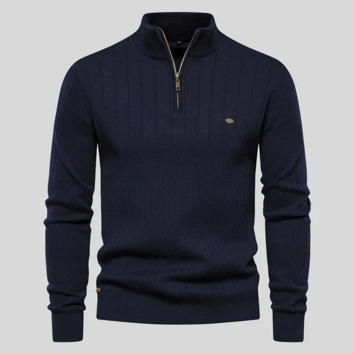 Nurozis | Half-Zip Knit Jumper for Men
