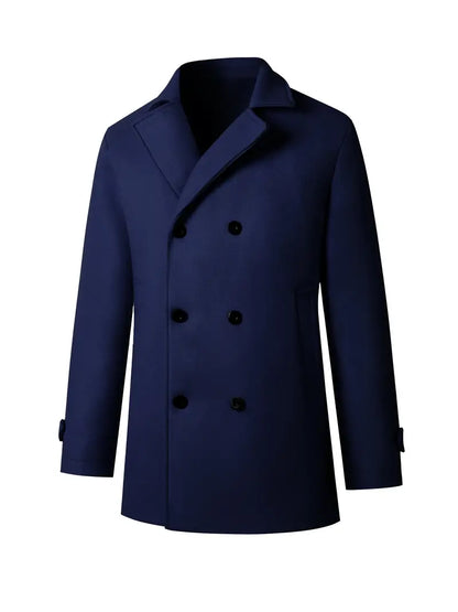 Old Money Elegante Trenchcoat Voor Heren