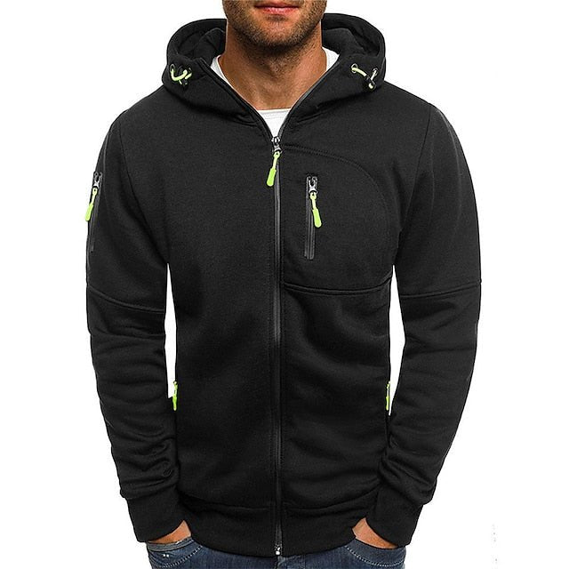 Men’s Hooded Zip Sweatshirt | Stylish