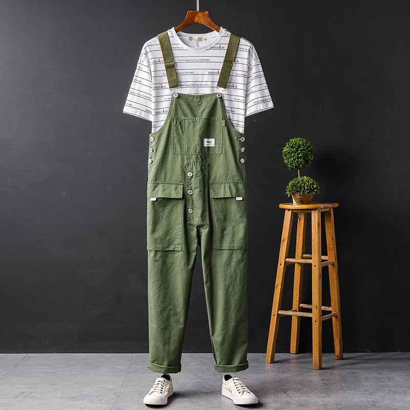 Nurozis | Men's Utility Cargo Overall with Pockets