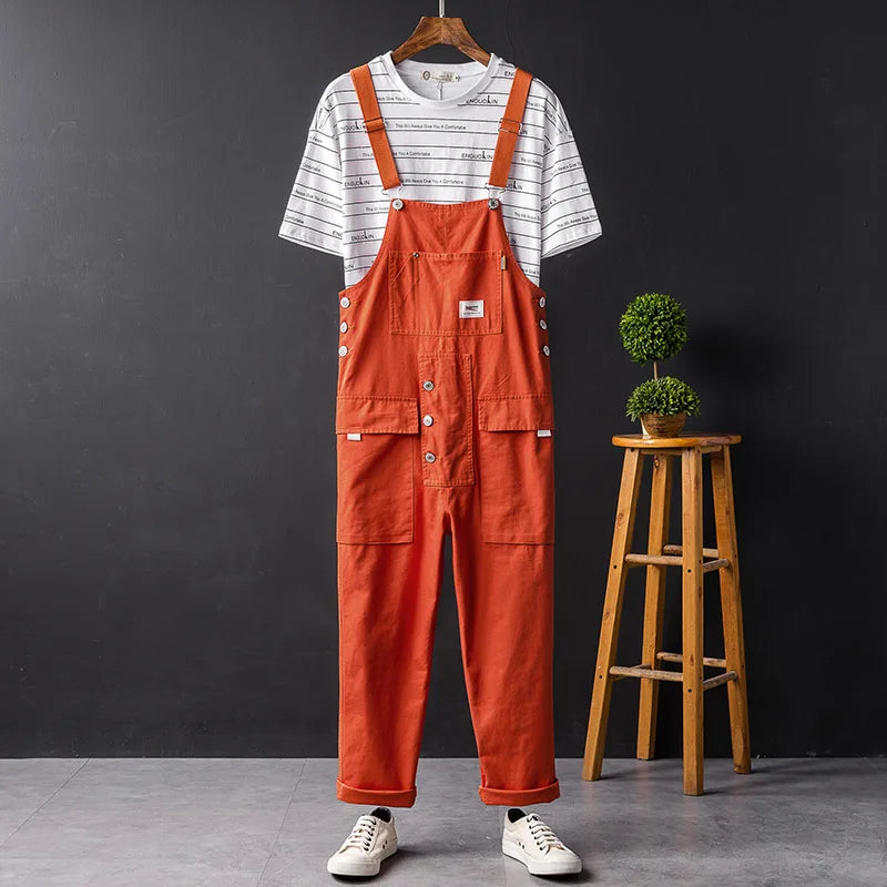 Nurozis | Men's Utility Cargo Overall with Pockets