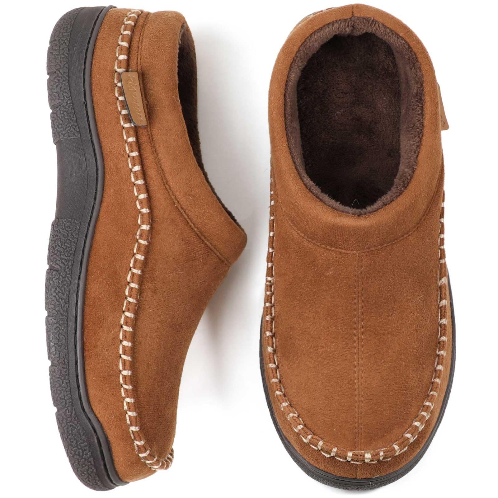 Men’s Winter Slip-On Slippers | Comfortable