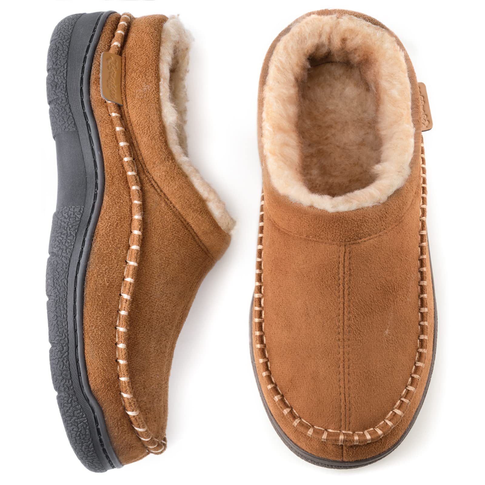 Men’s Winter Slip-On Slippers | Comfortable