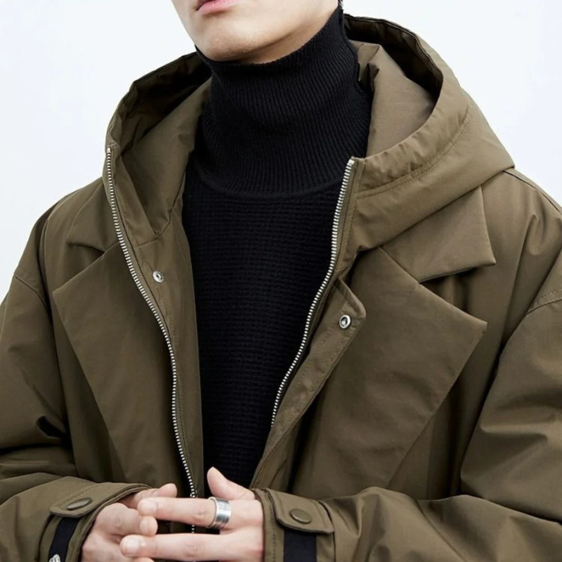 Men’s Hooded Trench Coat | Stylish