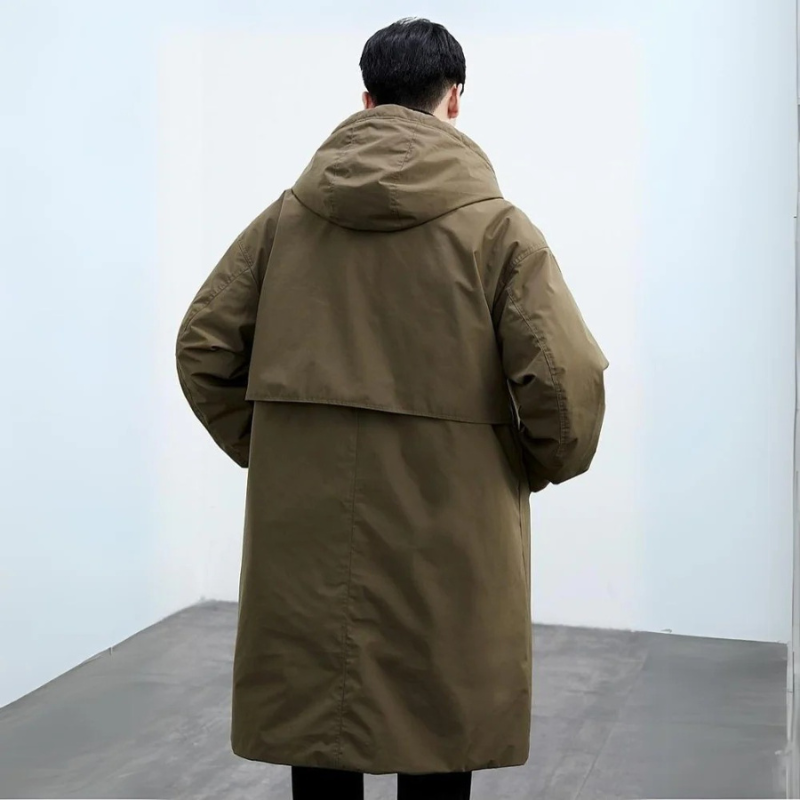 Men’s Hooded Trench Coat | Stylish