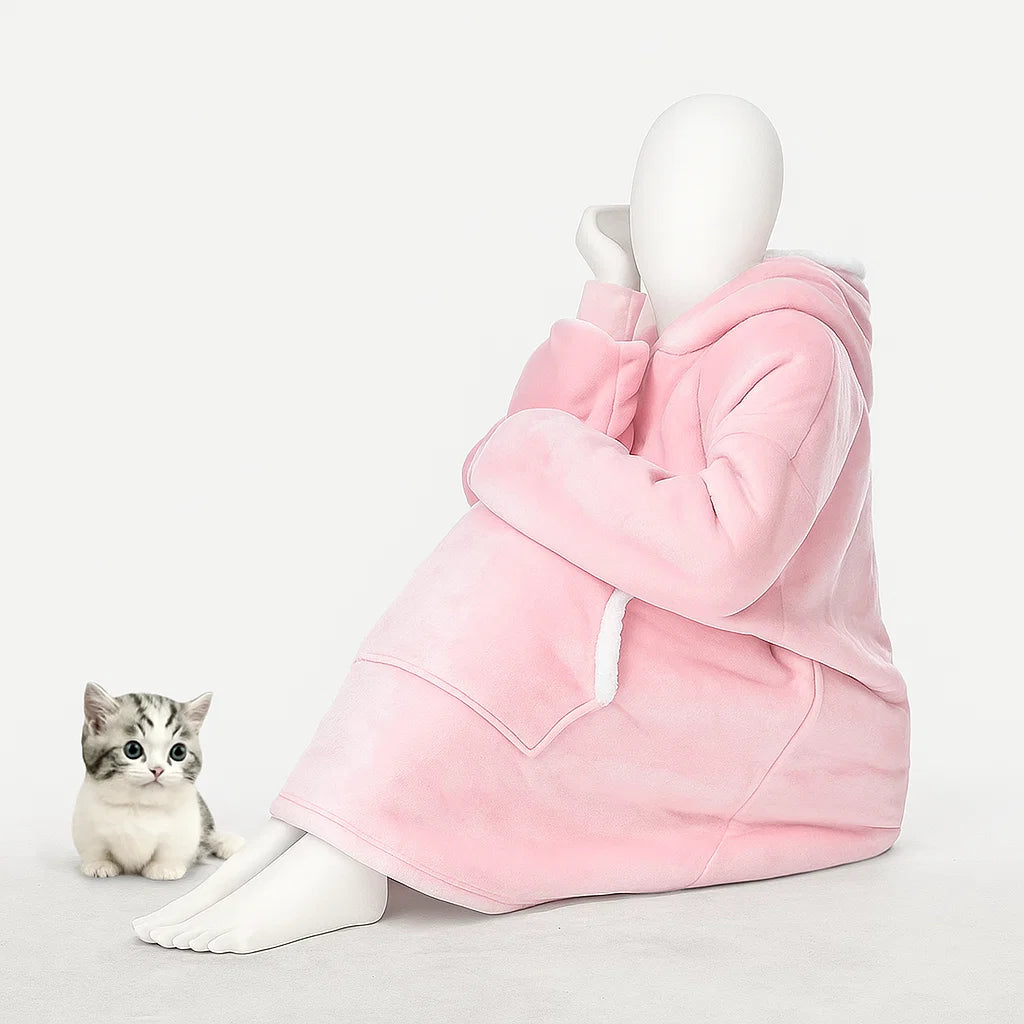 Unisex Plaid Oversized Hoodie | Comfy