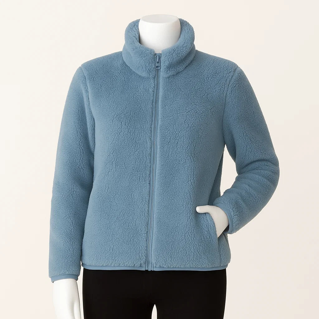 Hooded Winter Jacket | Zip-Up Coat