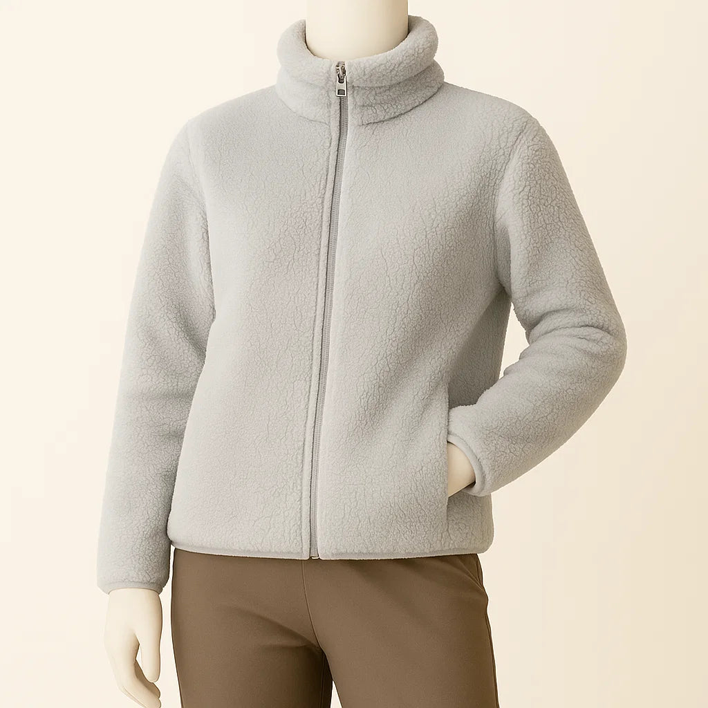 Hooded Winter Jacket | Zip-Up Coat