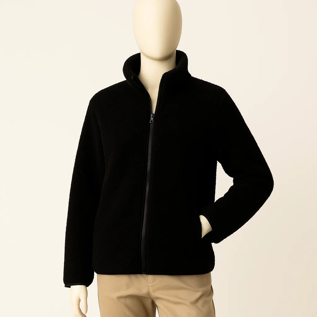 Hooded Winter Jacket | Zip-Up Coat