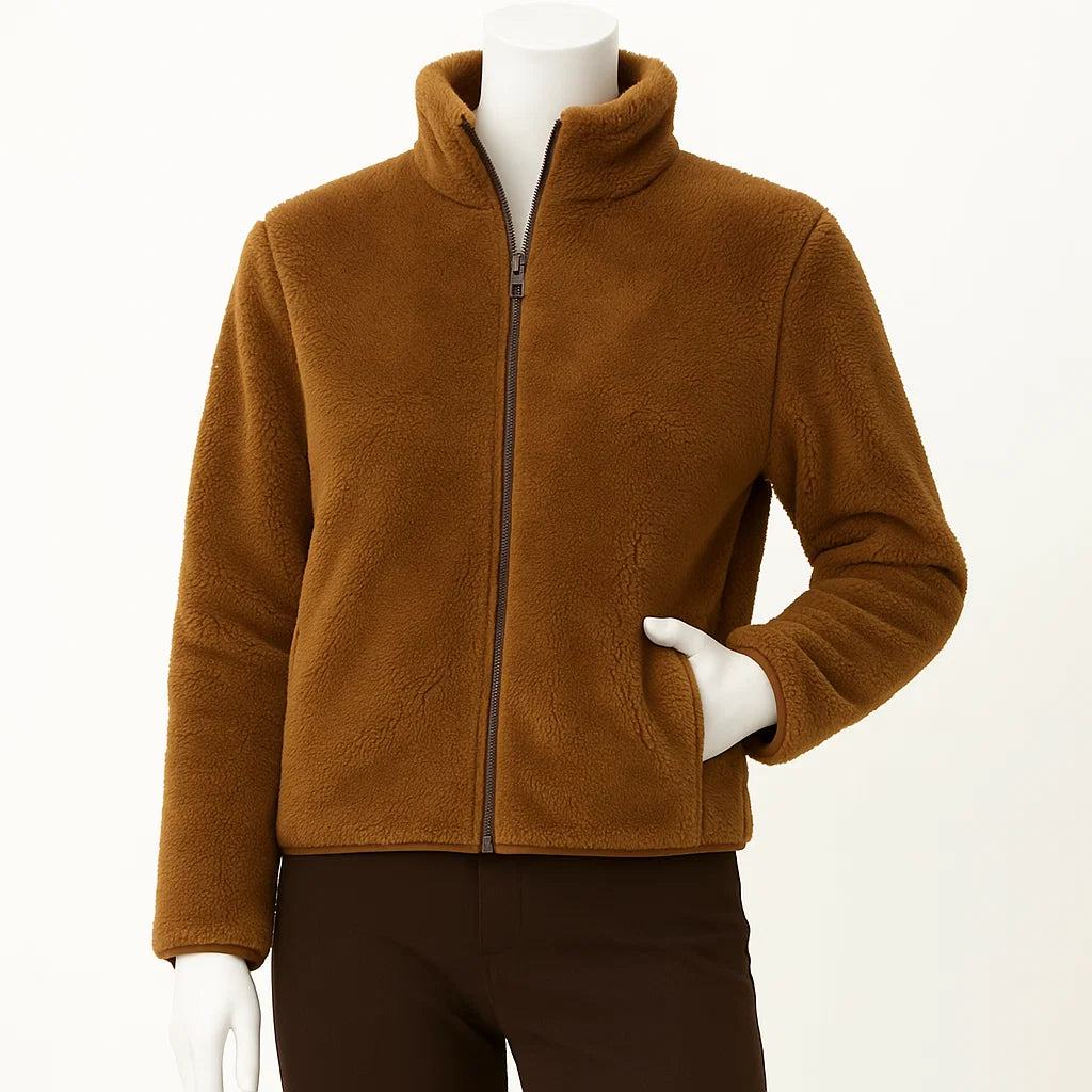 Hooded Winter Jacket | Zip-Up Coat