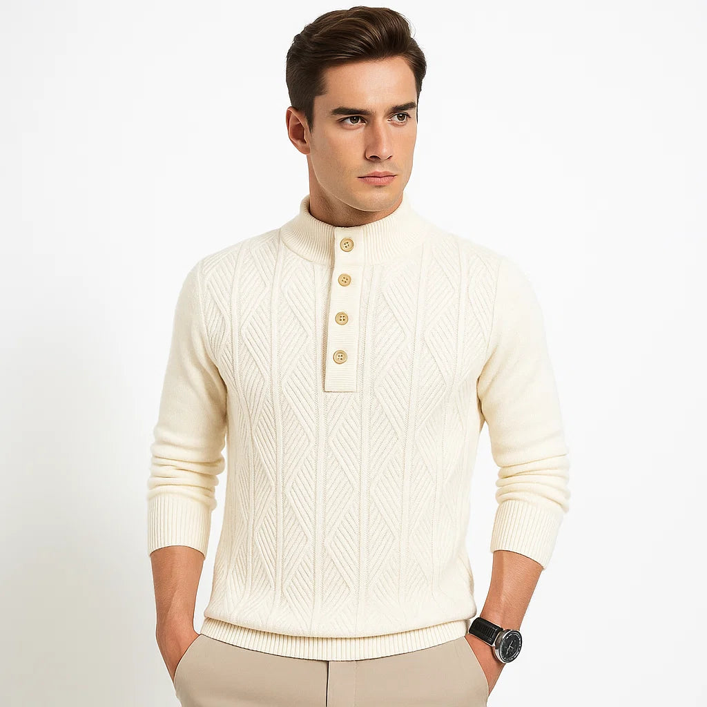 Men Textured Pullover Sweater | Stylish