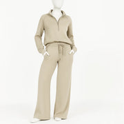 Women’s Soft Lounge Outfit | Zip-Collar