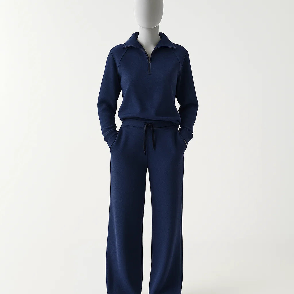 Women’s Soft Lounge Outfit | Zip-Collar