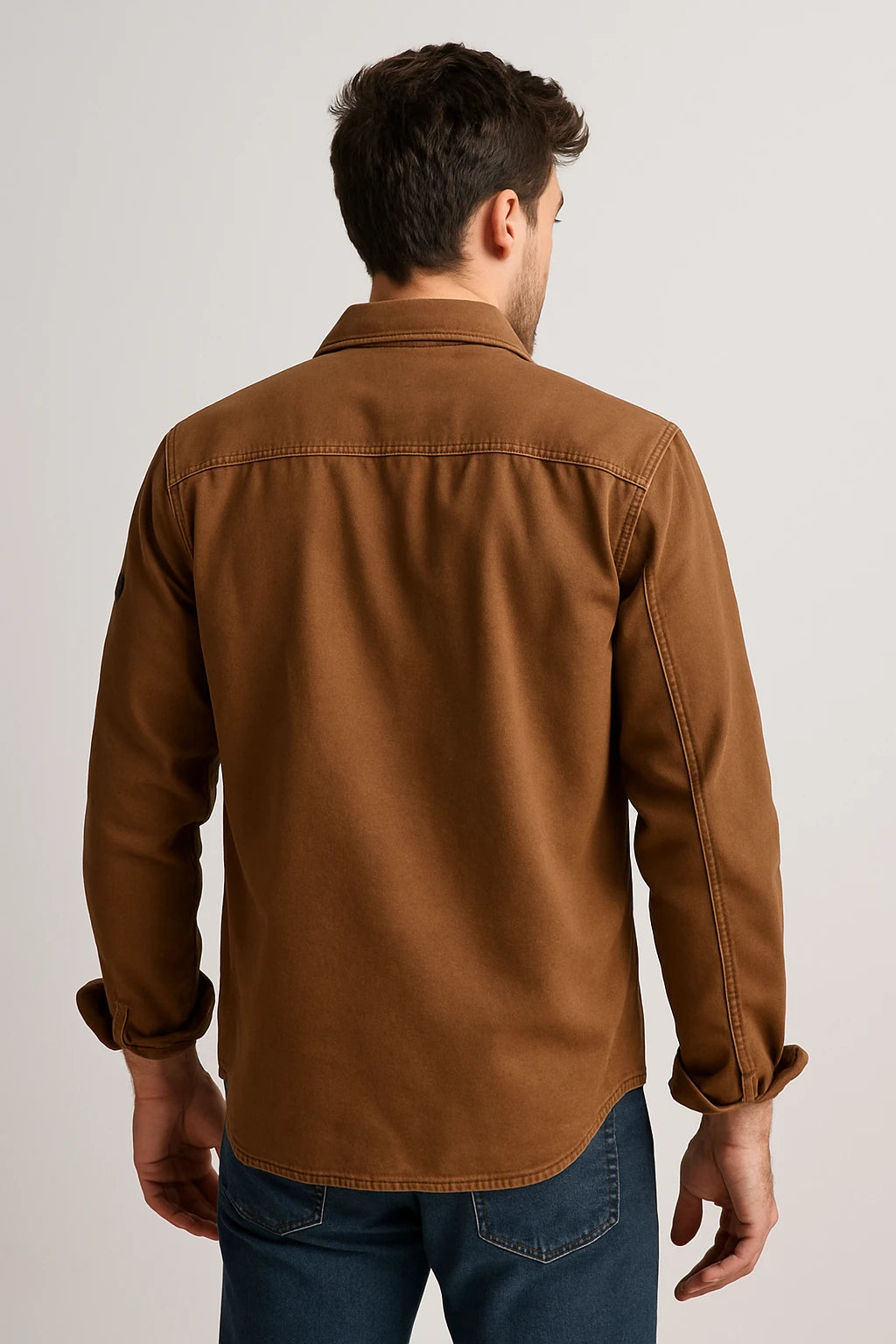 Refined Waxed Canvas Jacket for Men