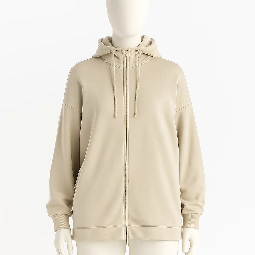 Women’s Long Zip Hoodie | Casual