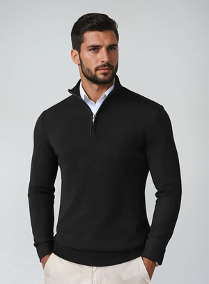 Nurozis |  Men's Half-Zip Refined Jumper
